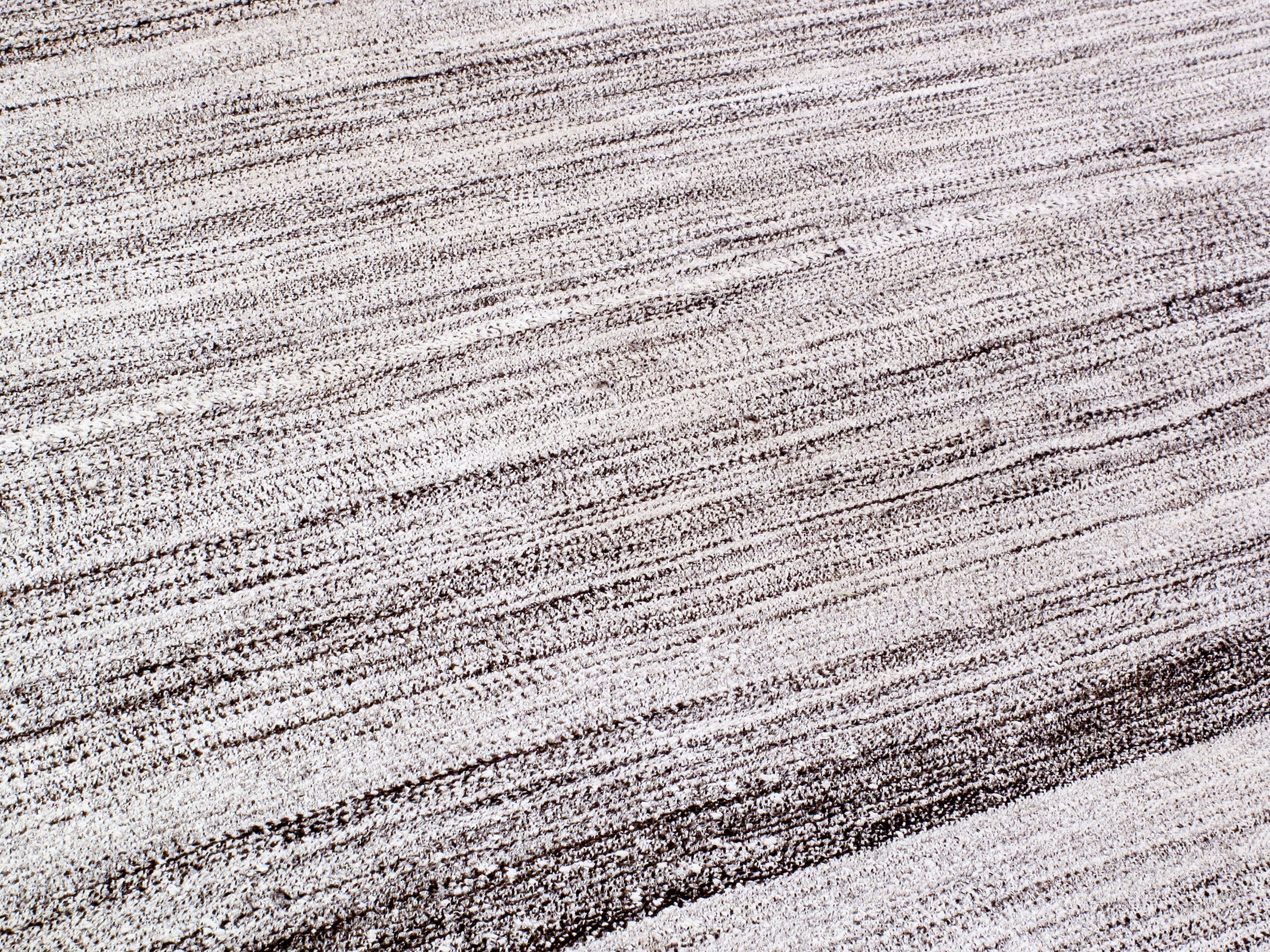 Ivory and Charcoal Flatweave Rug with Bold Vertical Stripes