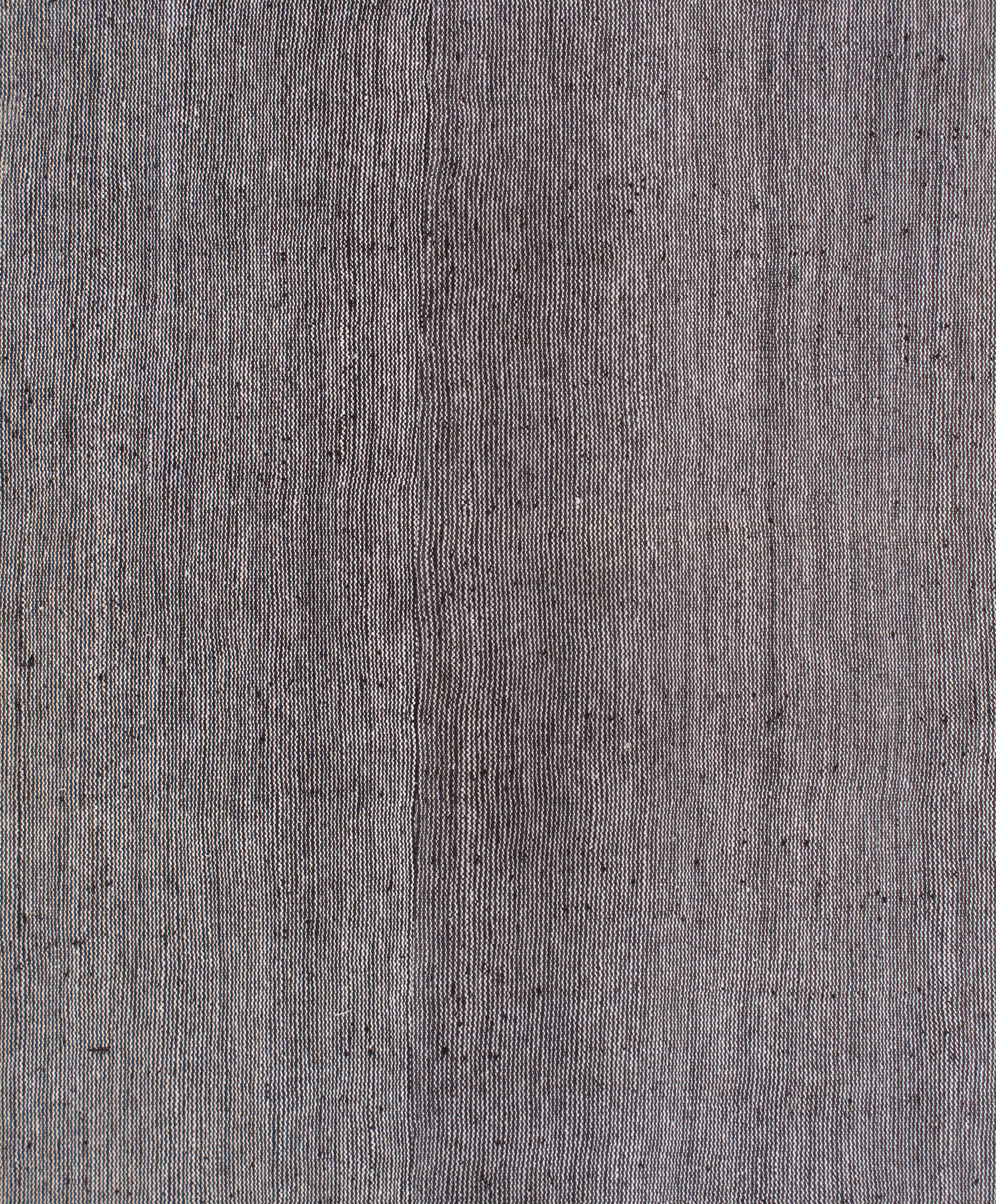 Charcoal & Silver Ripple Flatweave Rug