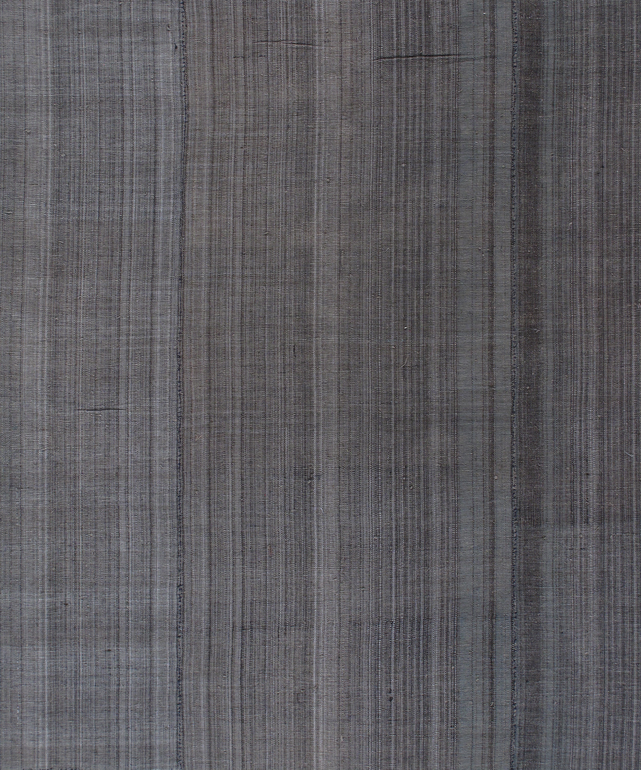 Charcoal Minimalist Flatweave Rug