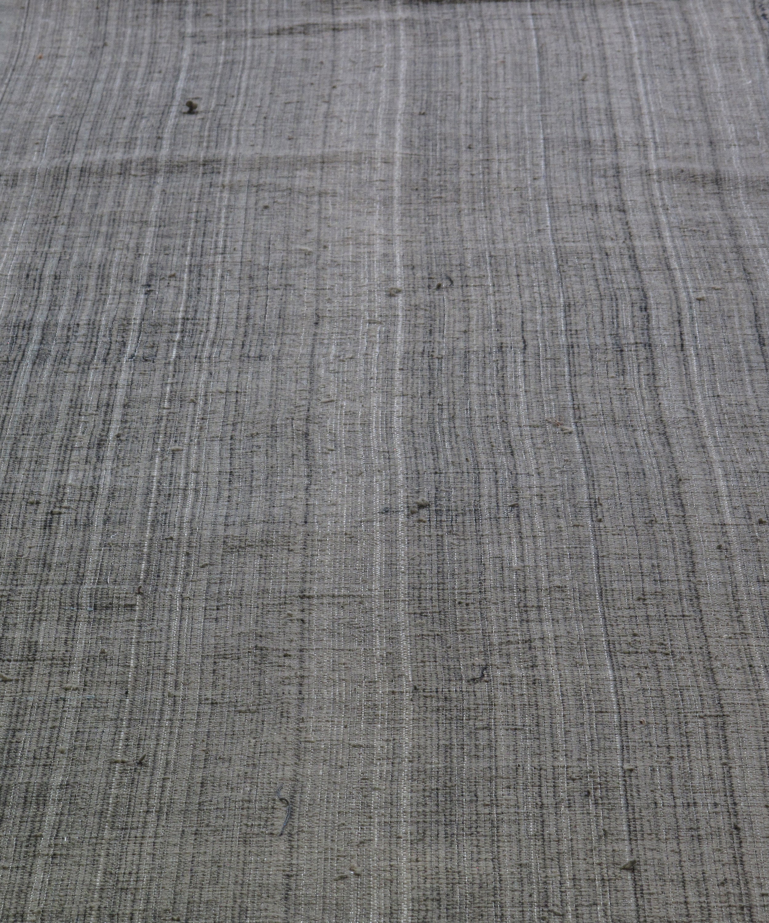Charcoal Minimalist Flatweave Rug