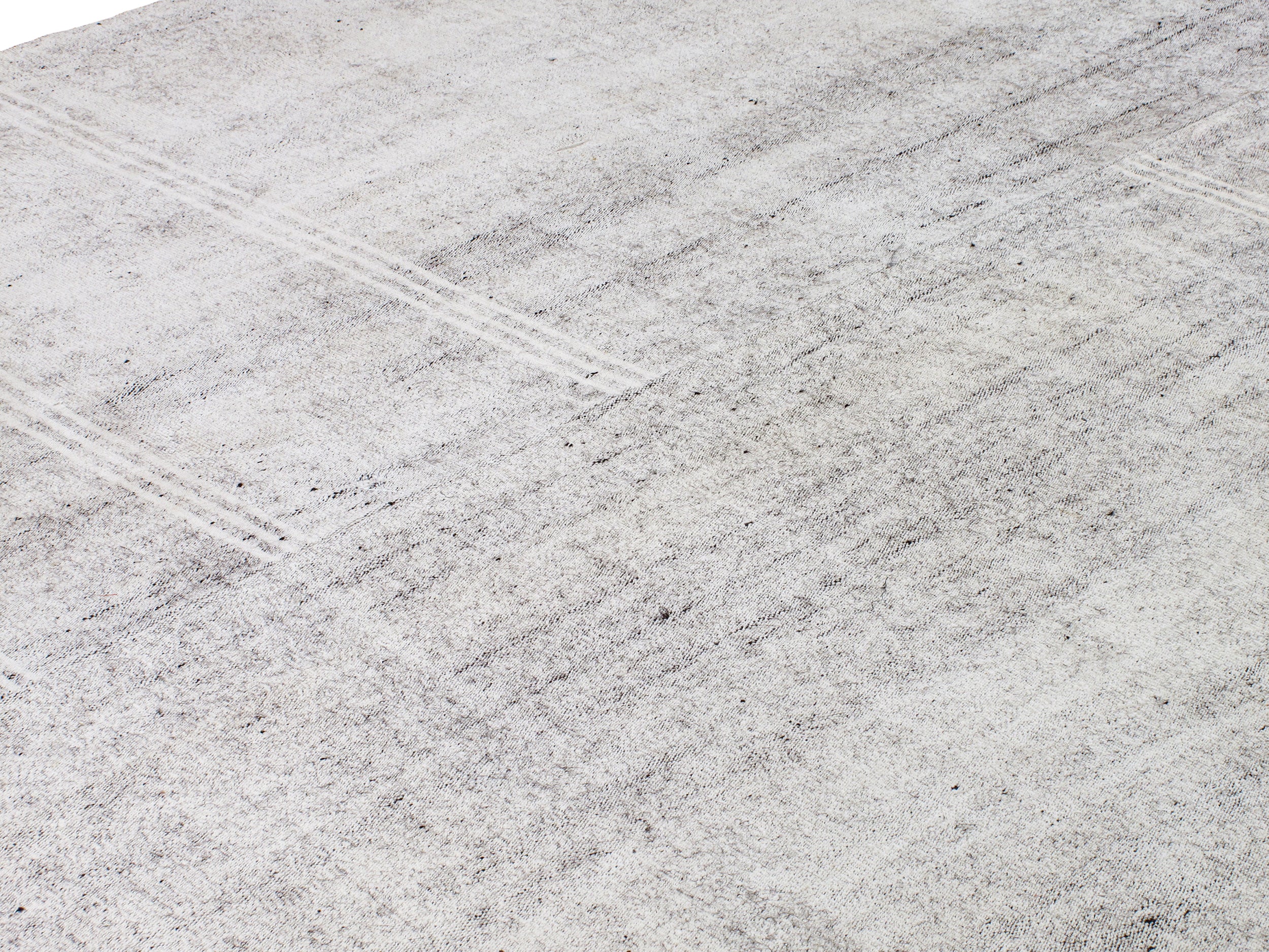 Ivory & Ash Contemporary Flatweave Rug