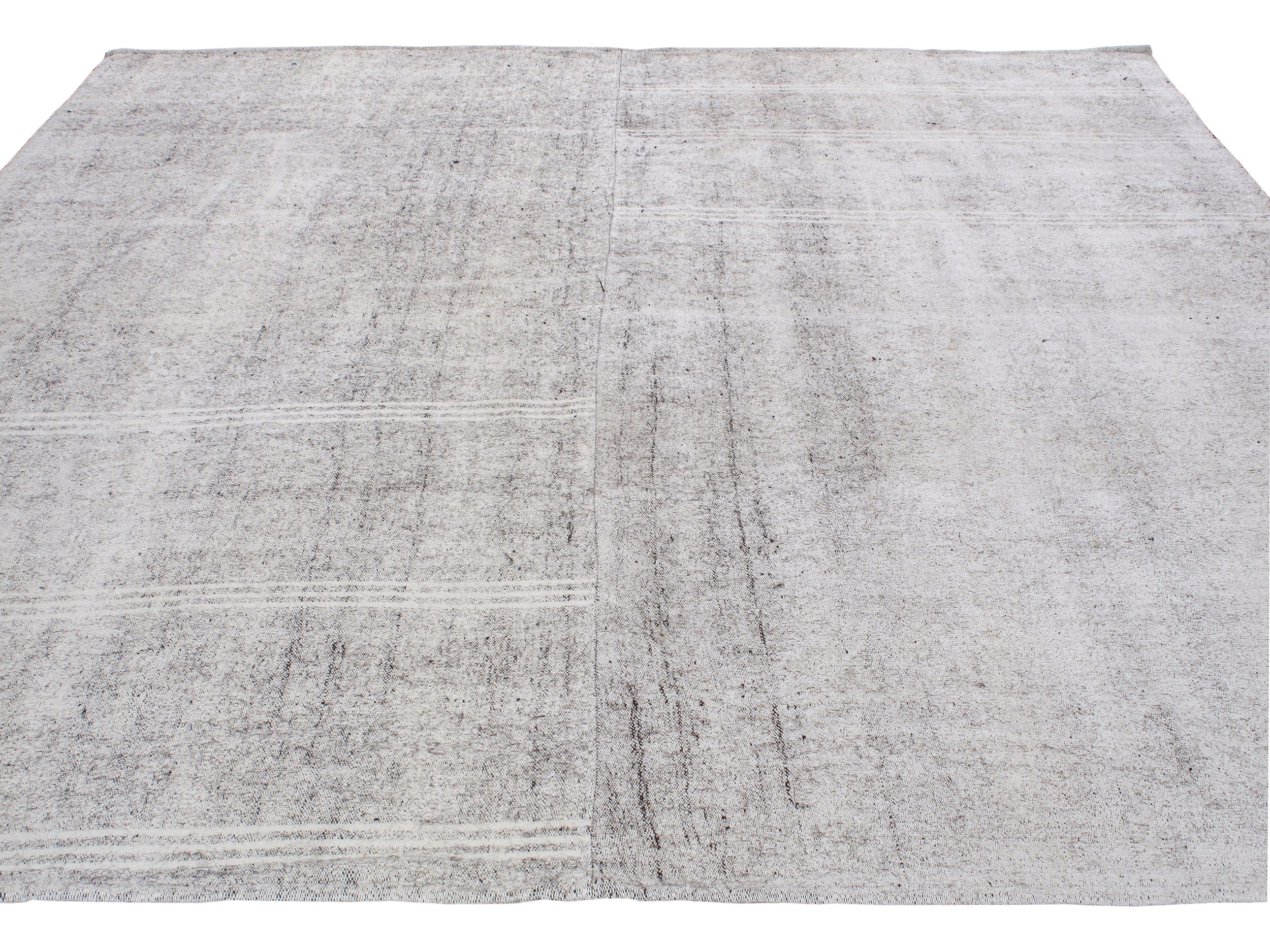 Ivory & Ash Contemporary Flatweave Rug