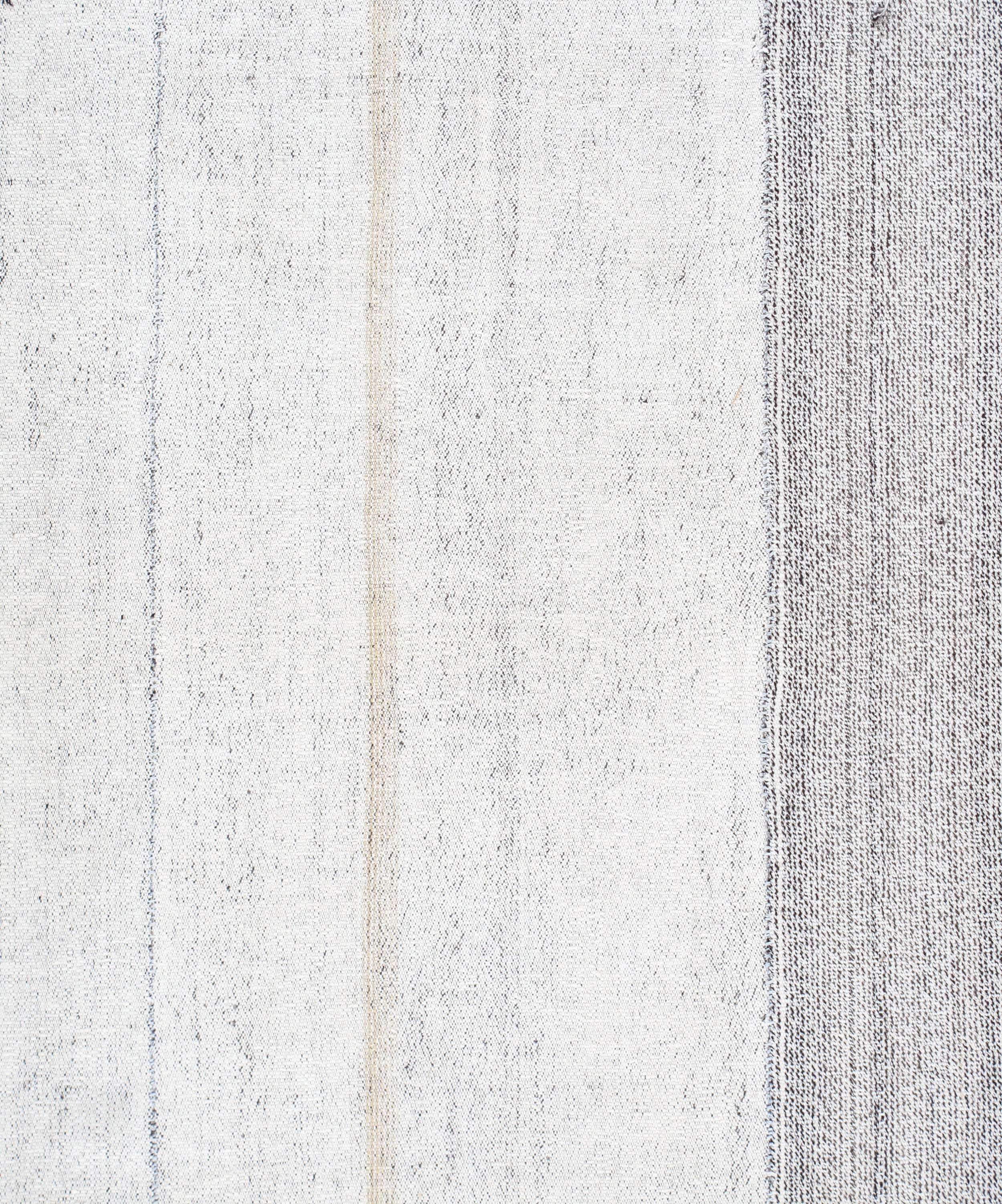Minimalist Monochrome Block Flatweave Rug