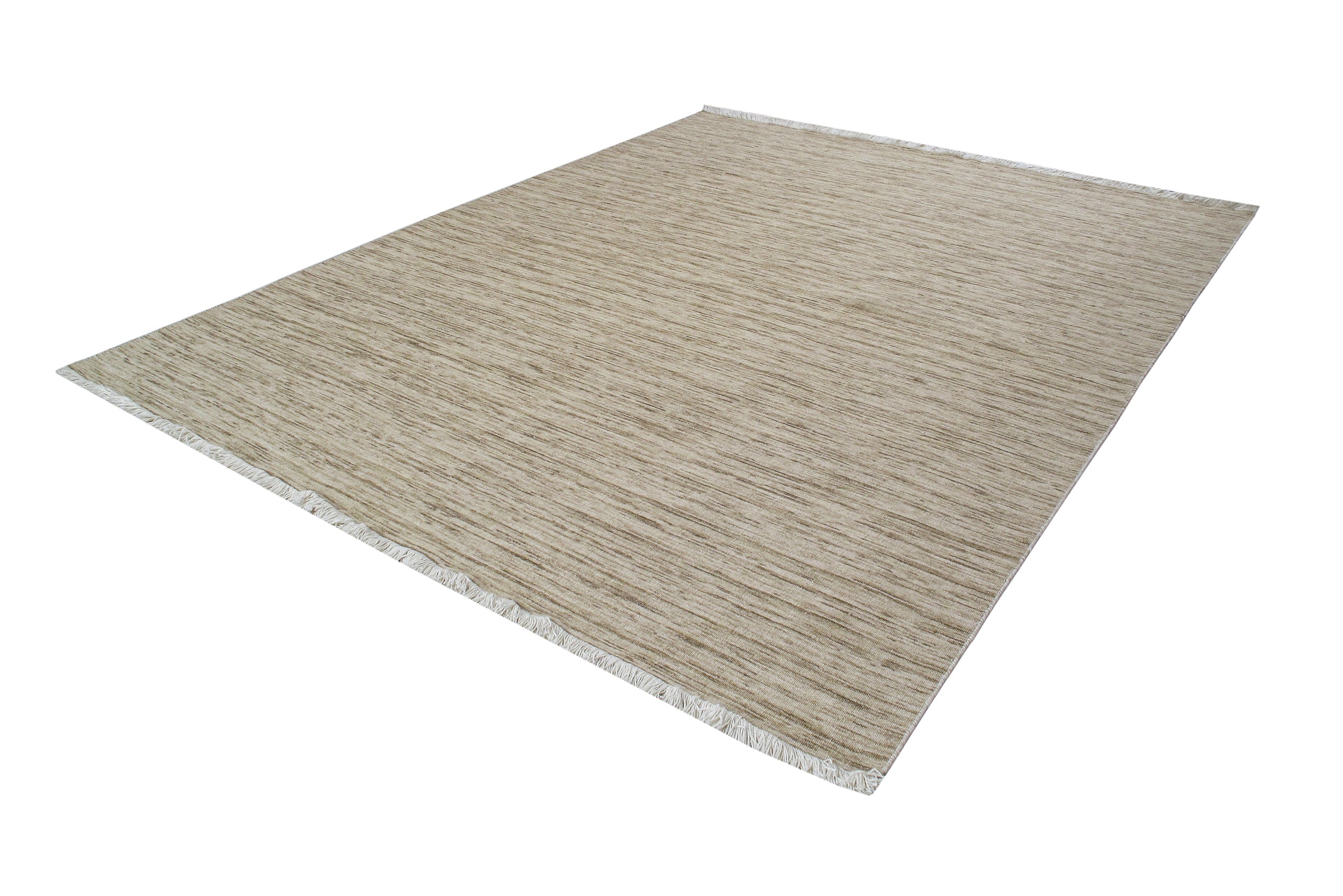 Natural Sand Flatweave with Organic Texture