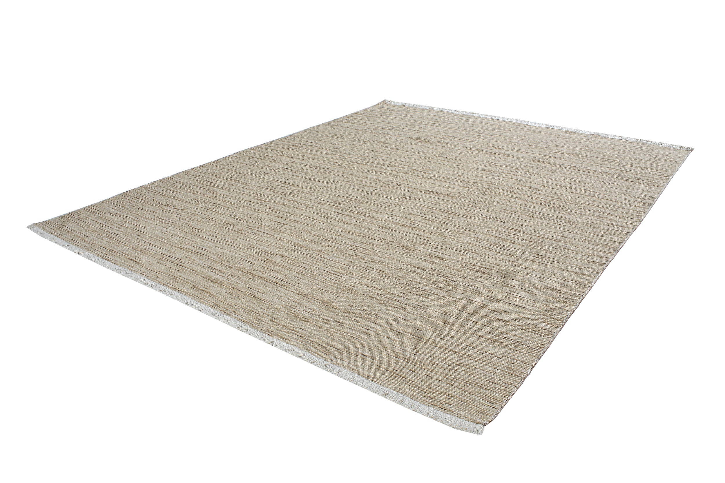 Natural Sand Flatweave with Organic Texture