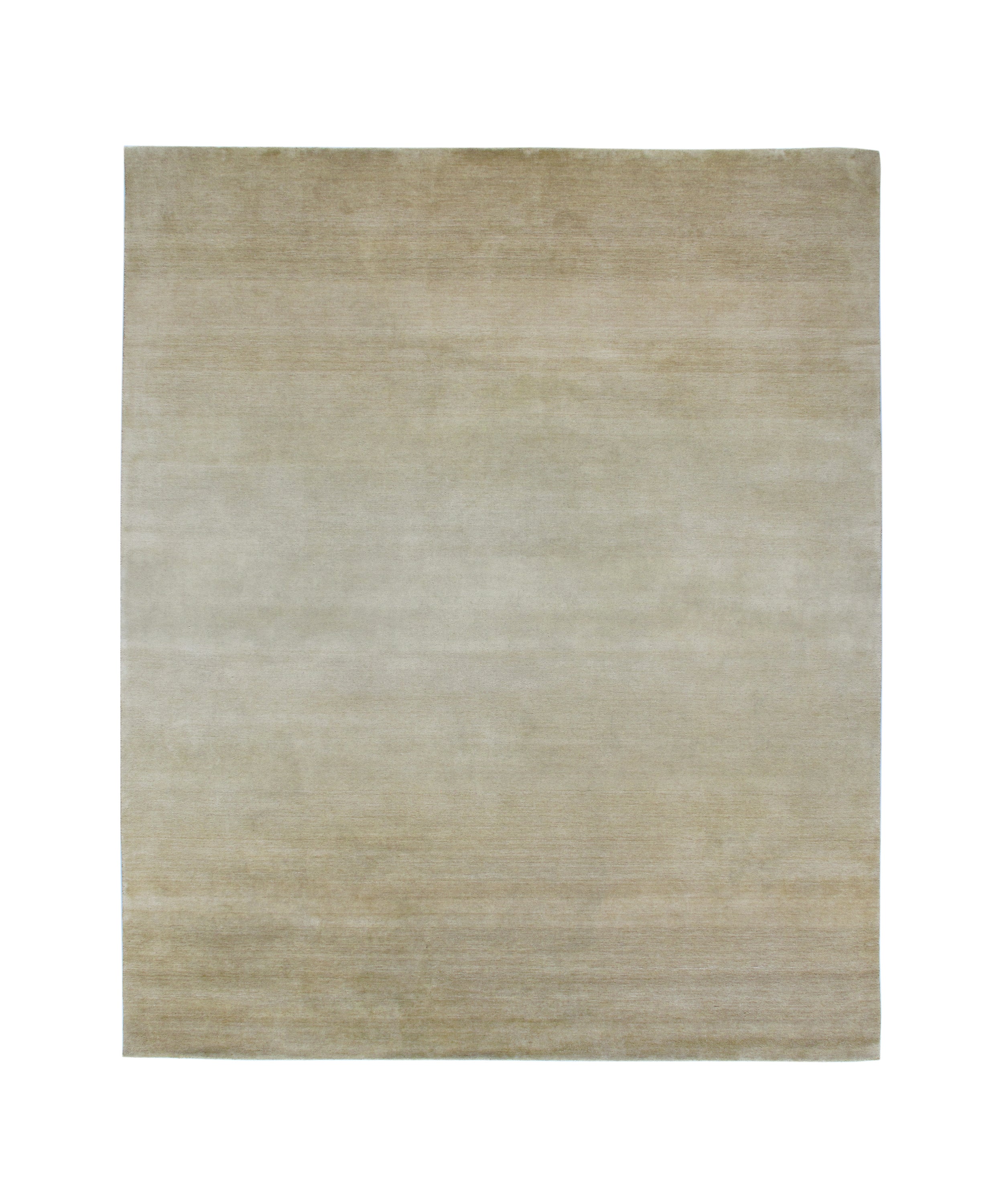 Subtle Gradient Wool Rug in Sandstone and Warm Ivory