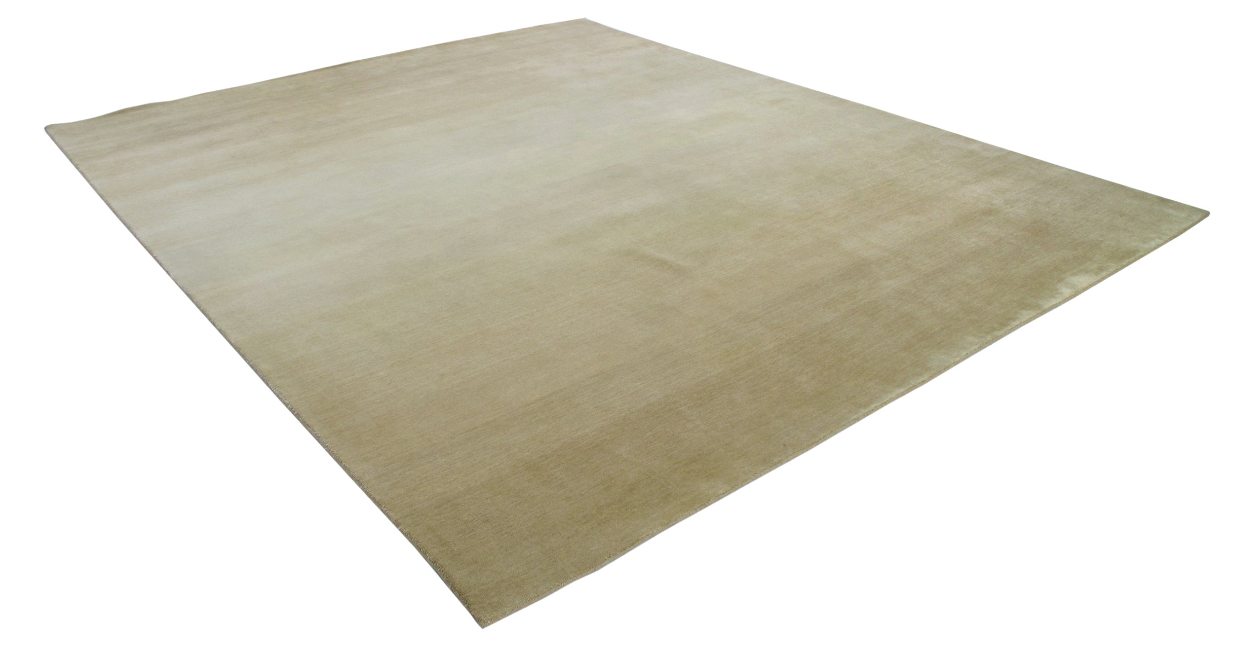 Subtle Gradient Wool Rug in Sandstone and Warm Ivory