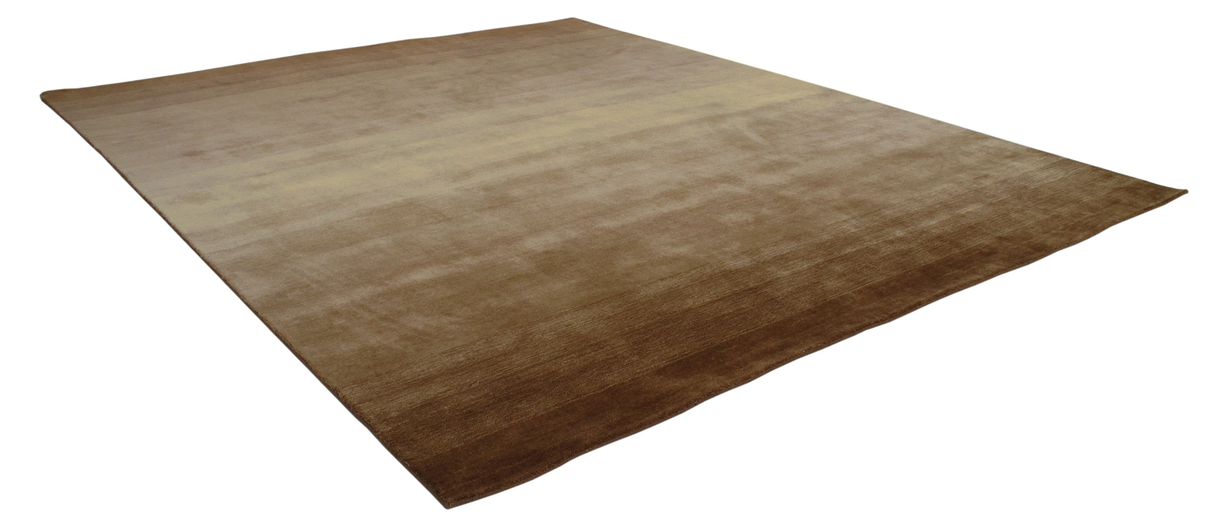 Warm Earth Gradient Wool Rug in Mocha, Clay, and Sandstone