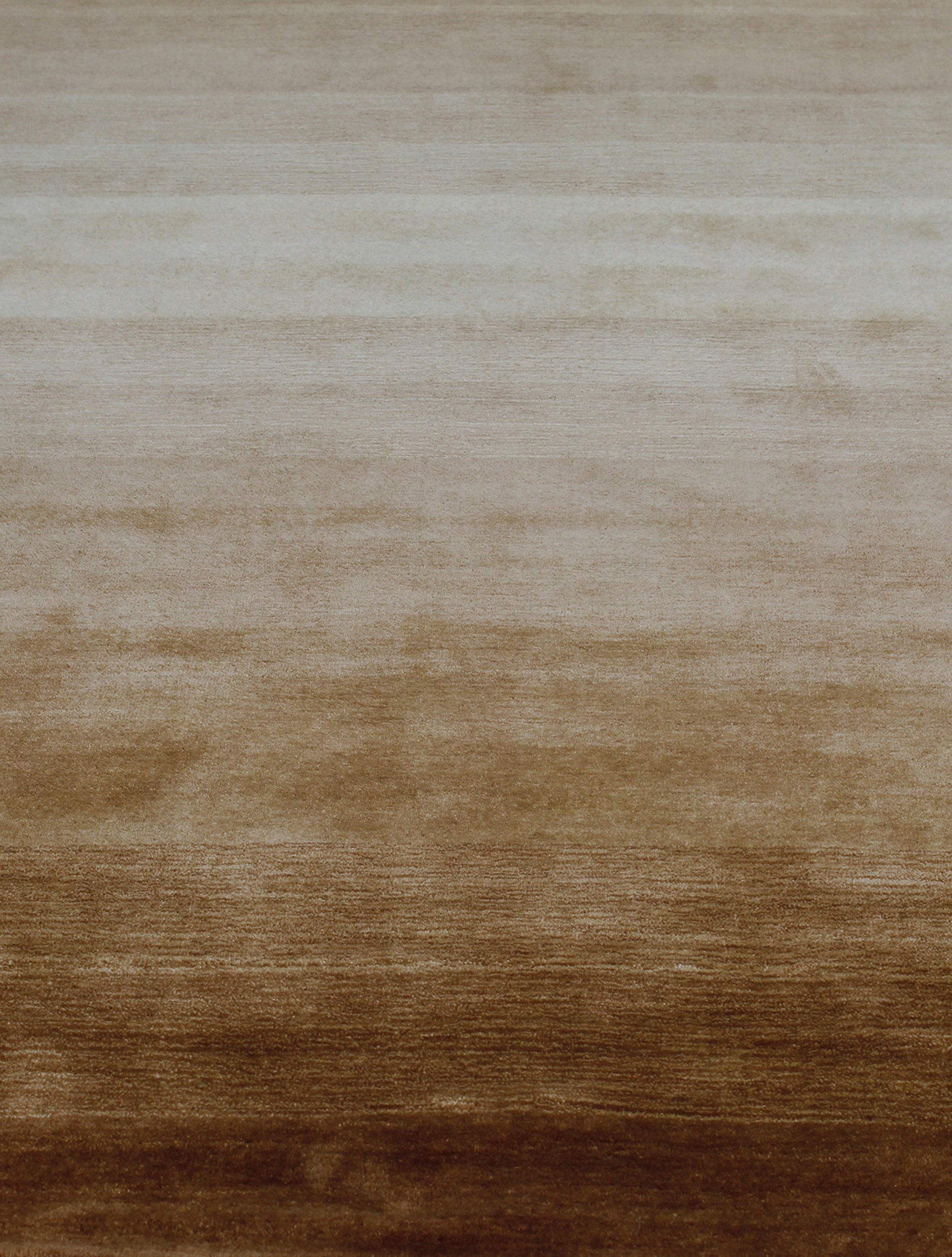 Warm Earth Gradient Wool Rug in Mocha, Clay, and Sandstone