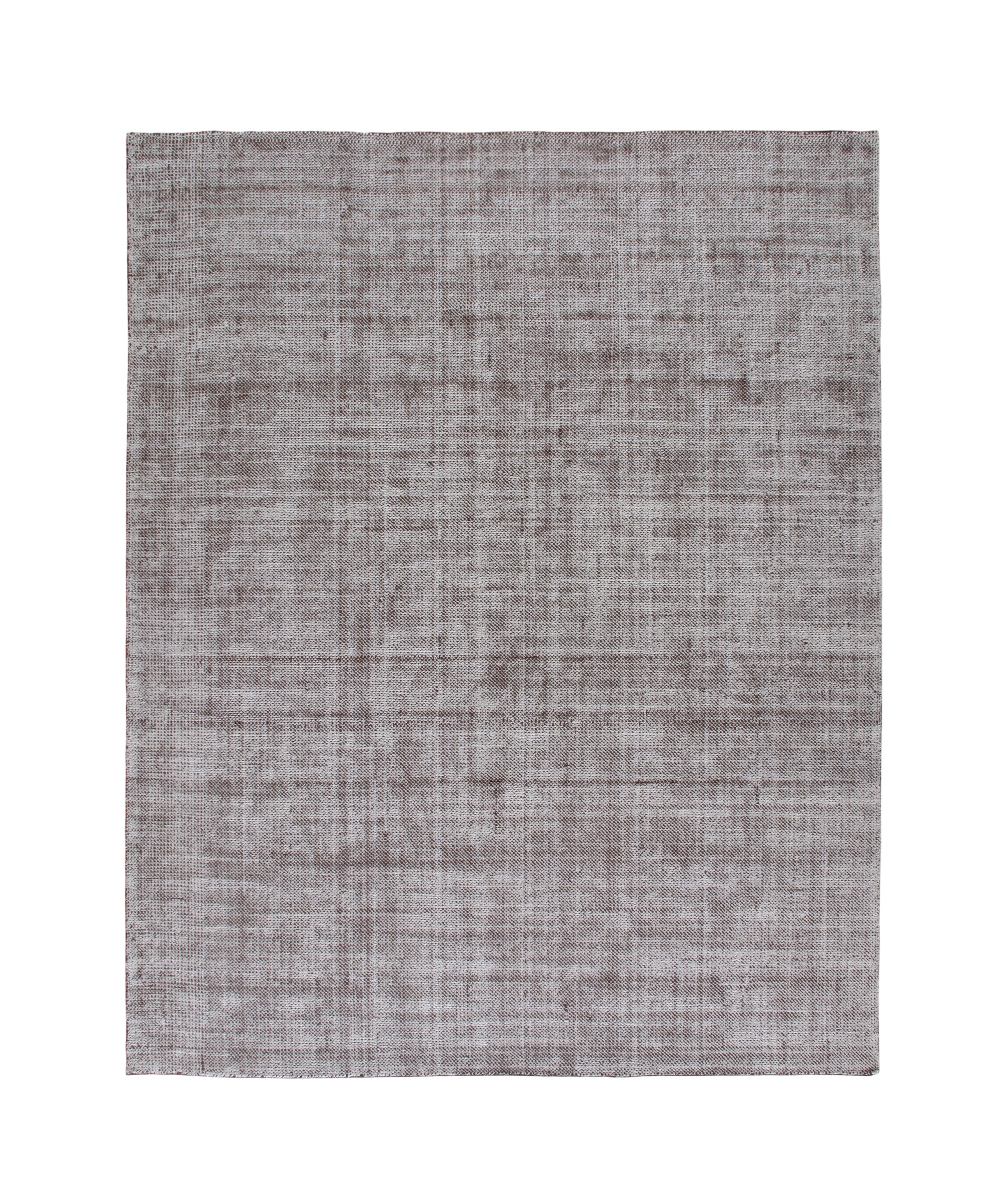 Handwoven Textural Rug in Heathered Charcoal and Ash Grey