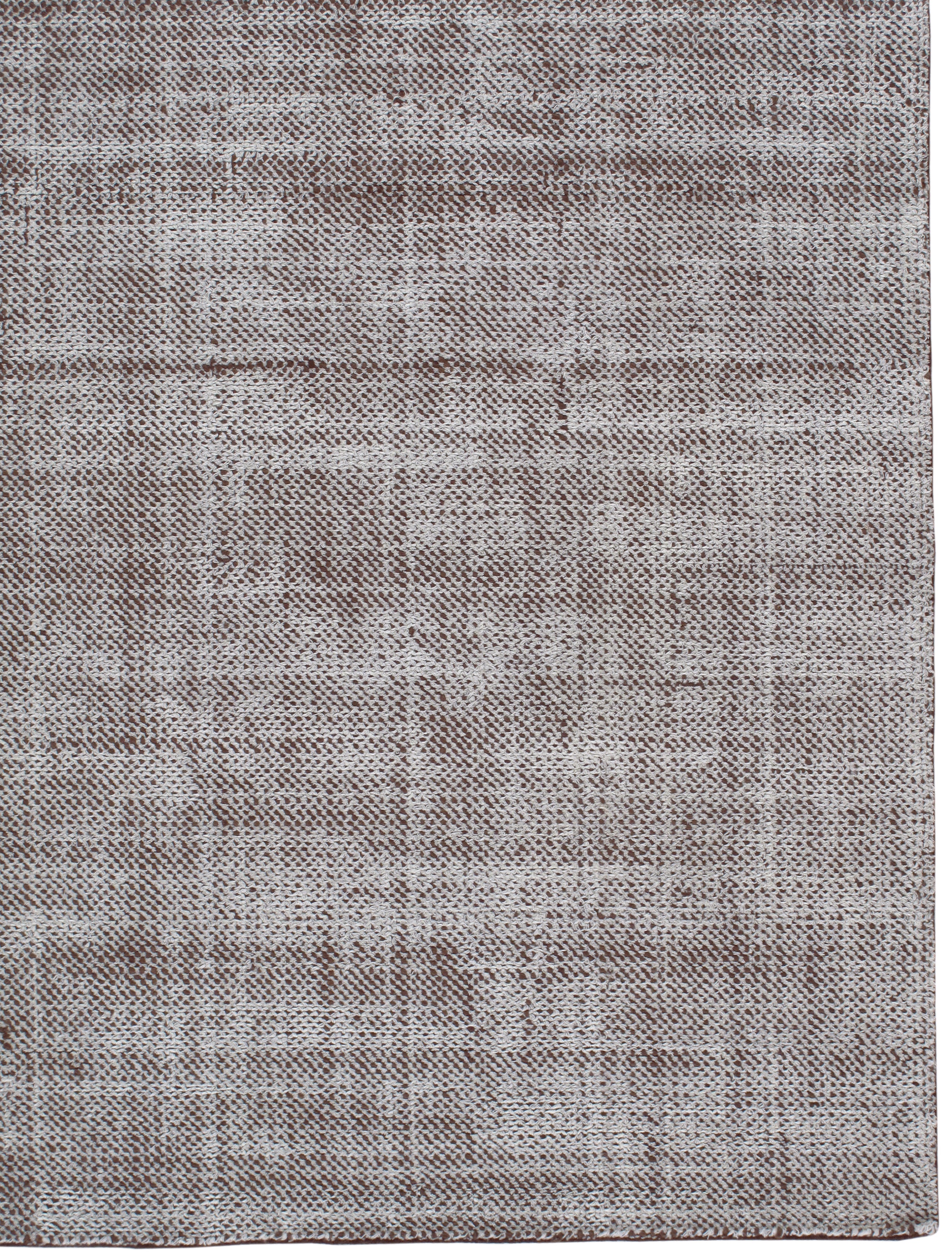 Handwoven Textural Rug in Heathered Charcoal and Ash Grey