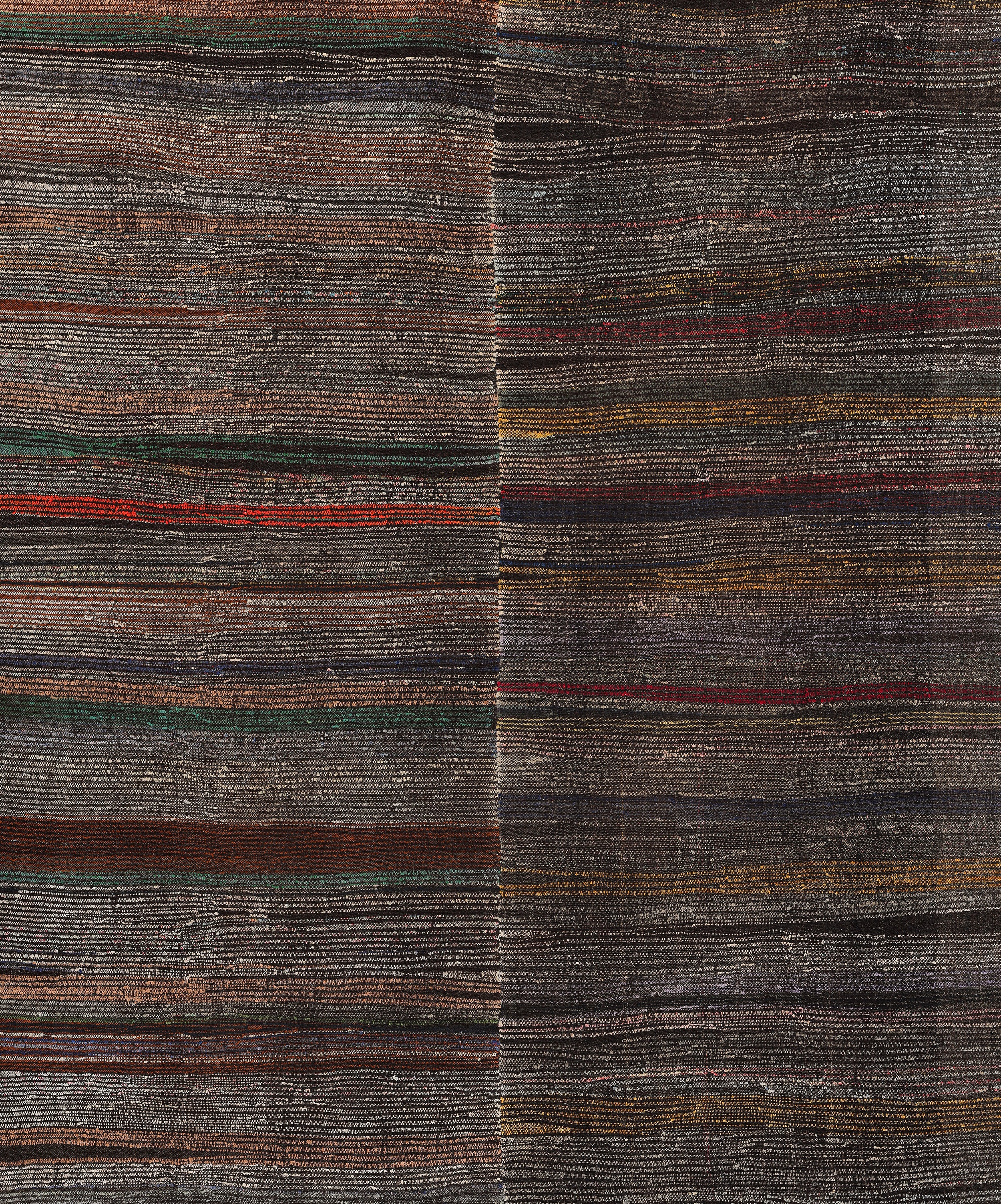 Vintage-Inspired Flatweave in Earth, Garnet, and Charcoal