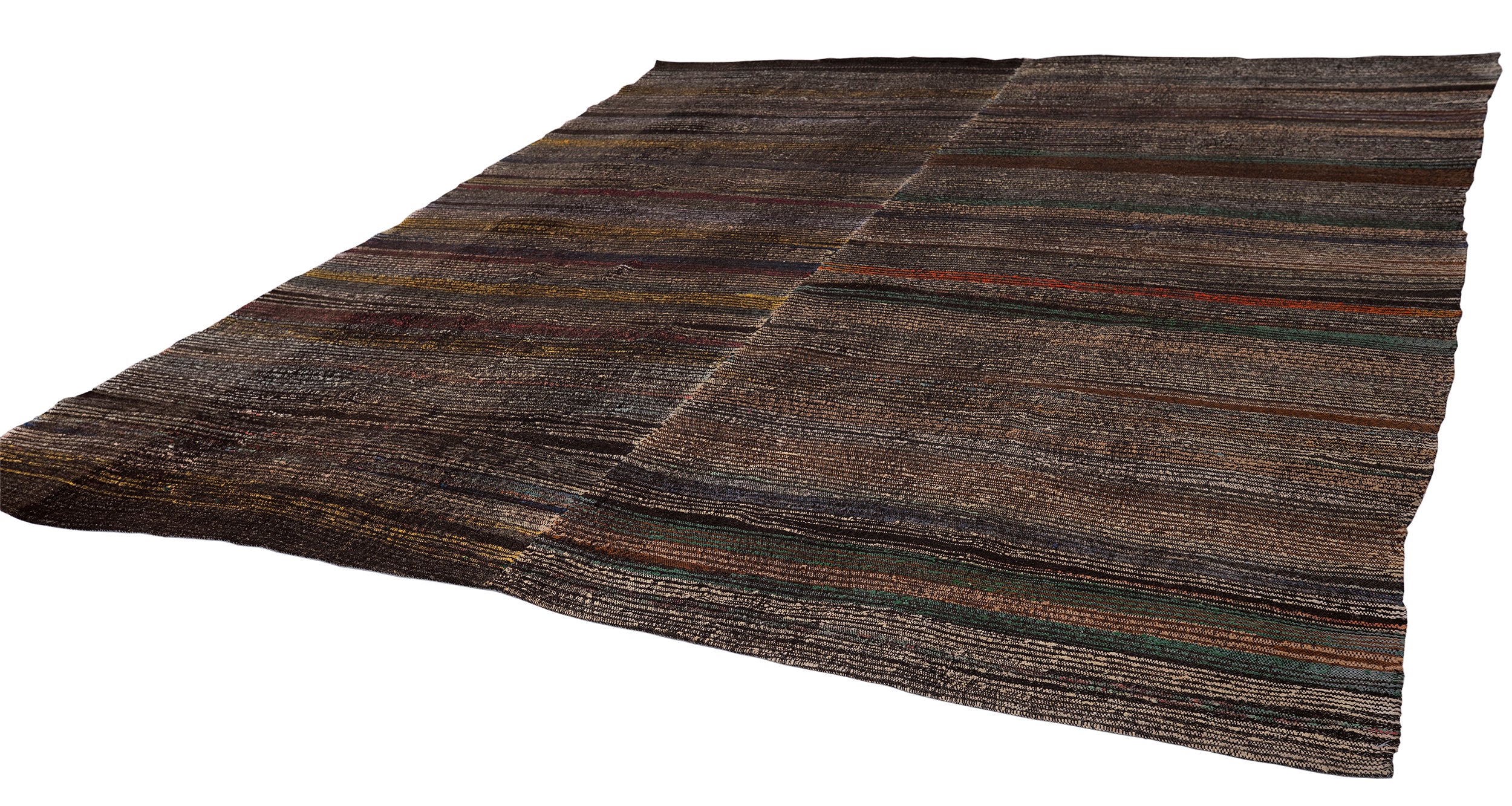Vintage-Inspired Flatweave in Earth, Garnet, and Charcoal