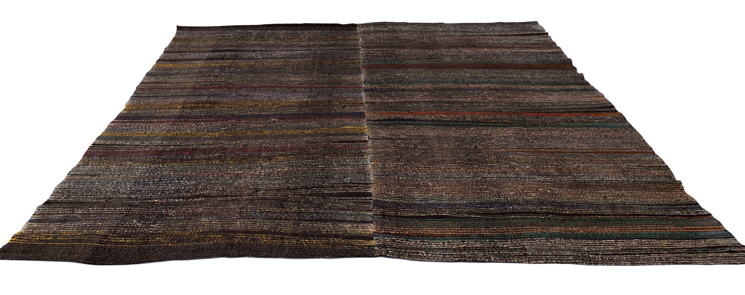 Vintage-Inspired Flatweave in Earth, Garnet, and Charcoal