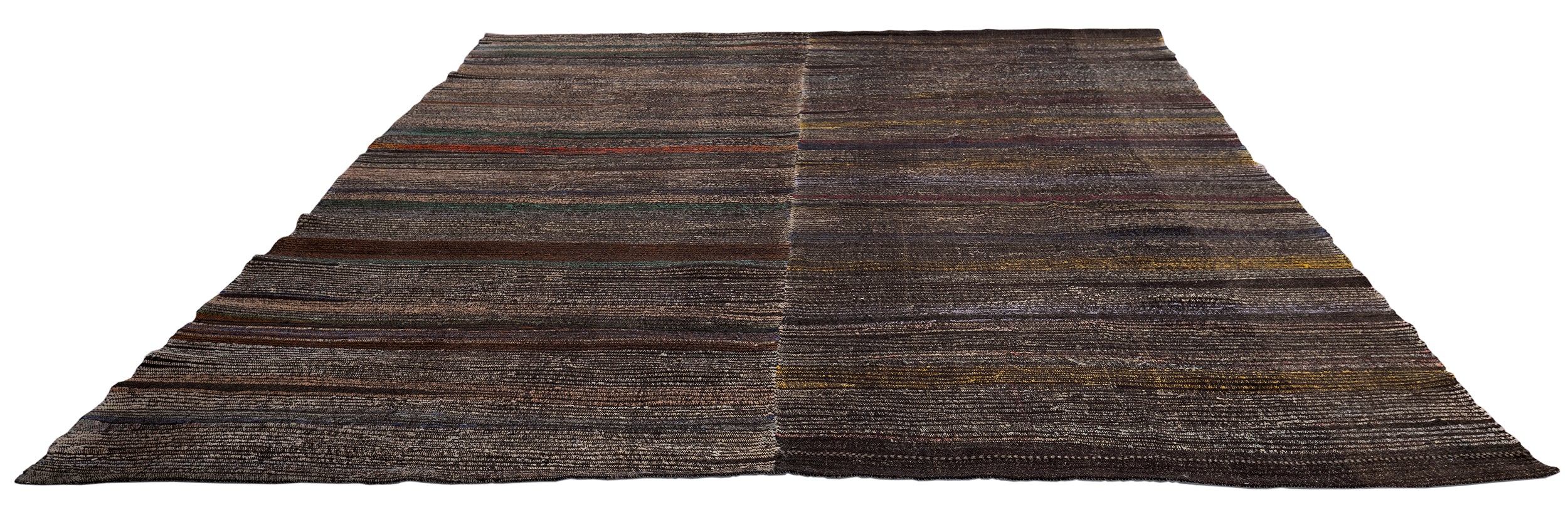 Vintage-Inspired Flatweave in Earth, Garnet, and Charcoal