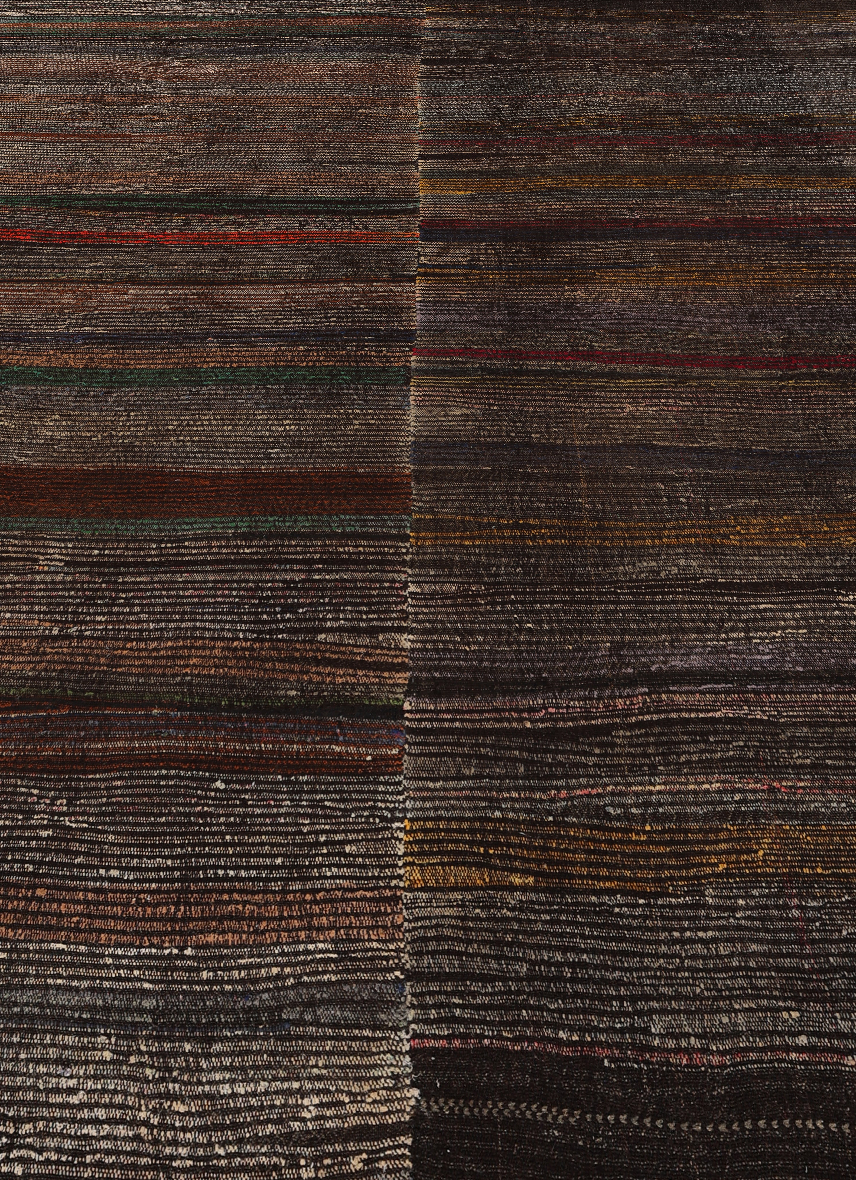 Vintage-Inspired Flatweave in Earth, Garnet, and Charcoal
