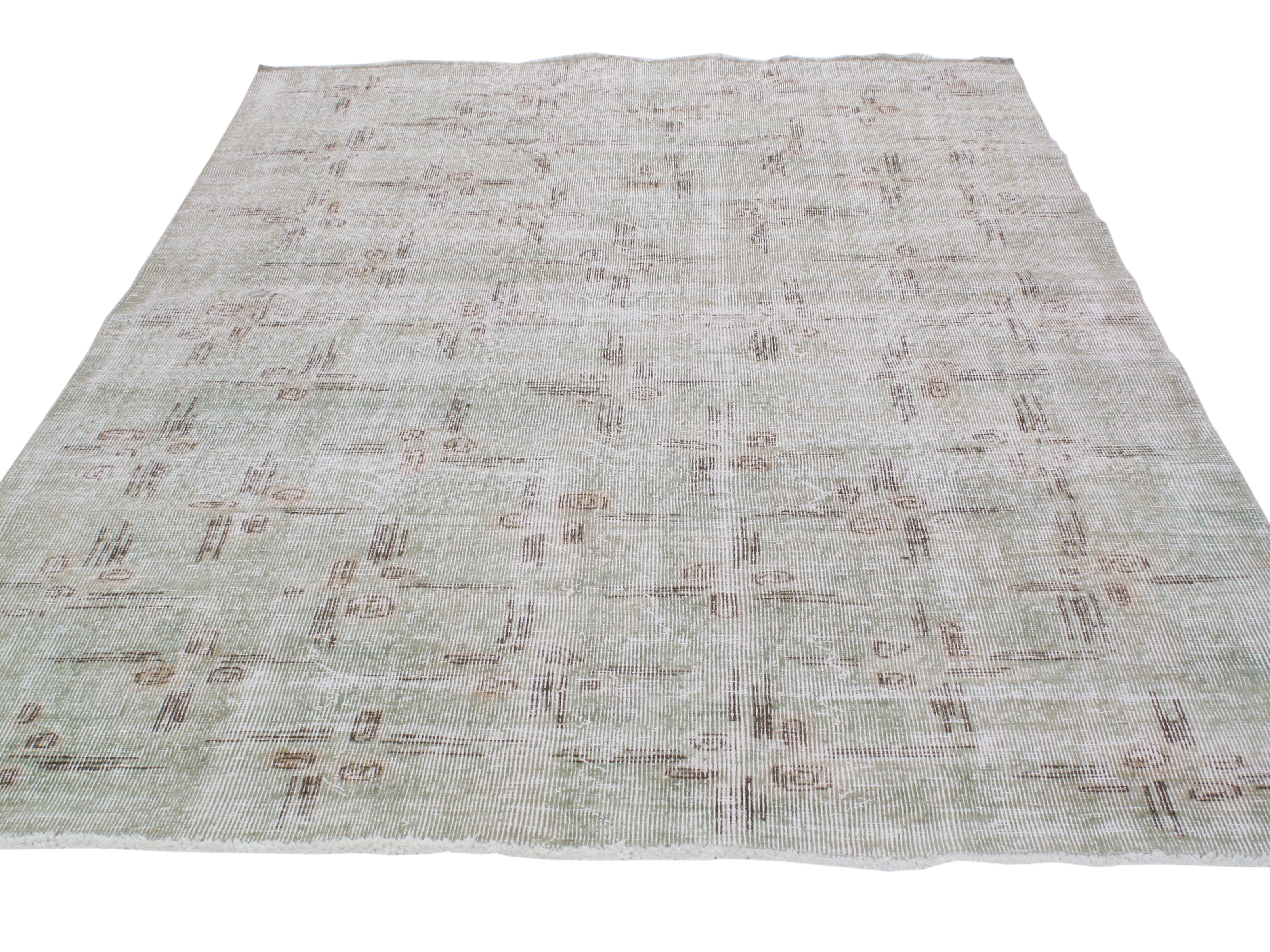 Handwoven Textural Stripe Rug in Soft Neutral Tones
