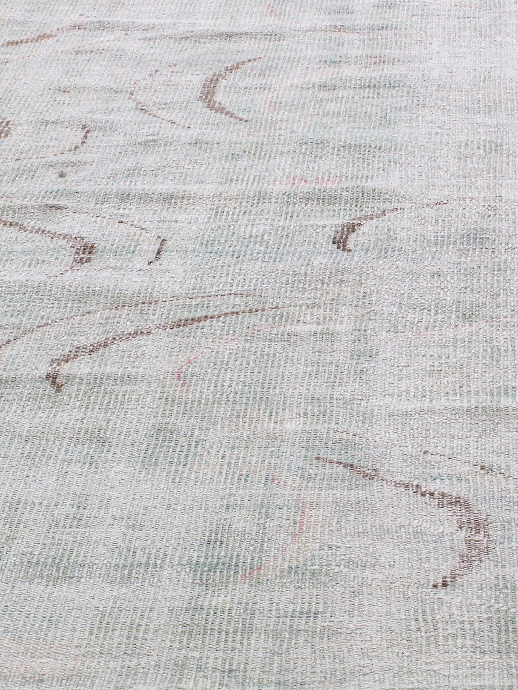 Vintage Turkish Art Deco Rug in Soft Pastels